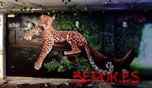 graffiti jaguar leopardo guepardo selva